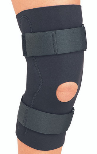 Knee Brace DonJoy Economy X-Large Pull-On / Hook and Loop Closure 23-1/2 to 26-1/2 Inch Thigh Circumference / 17 to 19 Inch Mid-Patella Circumference / 18 to 20 Inch Calf Circumference Left or Right Knee 11-0670-5 Each/1