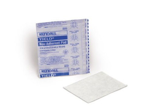Non-Adherent Dressing Dermacea Rayon / Polyester 3 X 4 Inch Sterile 9642-