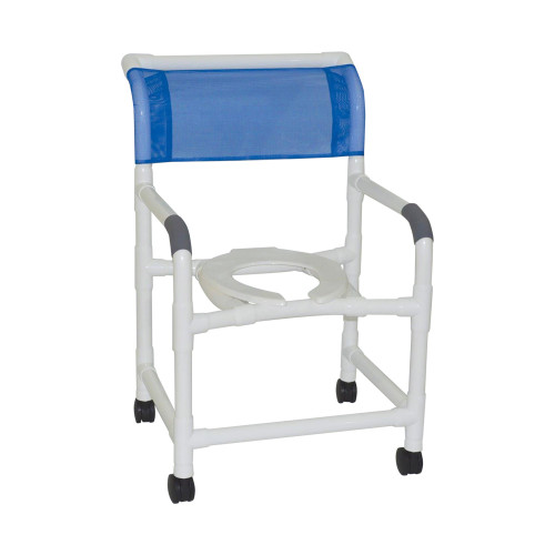 Commode / Shower Chair 100 Series PVC Frame 122-3TW Each/1