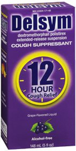 Cold and Cough Relief Delsym 30 mg / 5 mL Strength Liquid 5 oz. 36382417165 Each/1