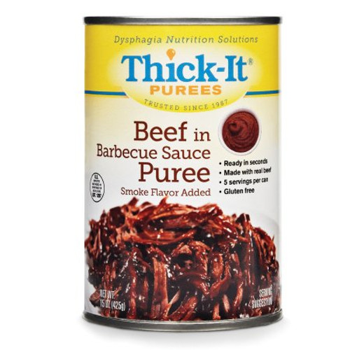 Puree Thick-It 15 oz. Can Beef in BBQ Sauce Flavor Ready to Use Puree Consistency H309-F8800