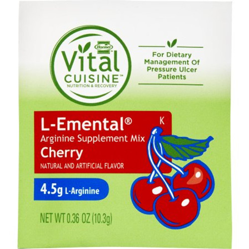 Oral Supplement L-Emental Arginine Cherry Flavor Powder 10.3 Gram Individual Packet 17911 Case/50
