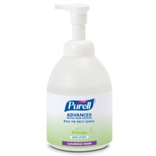 Hand Sanitizer Purell Advanced Green Certified 535 mL Ethyl Alcohol Foaming Pump Bottle 5791-04 Case/4