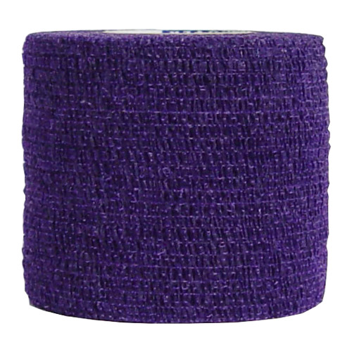Cohesive Bandage Co-FlexMed 2 Inch X 5 Yard 16 lbs. Tensile Strength Self-adherent Closure Purple NonSterile 7200PU Case/36