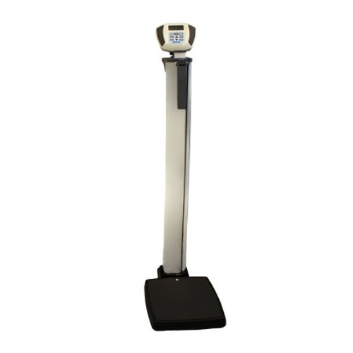 Column Scale with Height Rod Health O Meter Digital Display 600 lb/ 272 kg Capacity Gray AC Adapter / Battery Operated ELEVATE-L Each/1