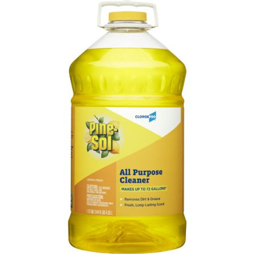 CloroxPro Pine-Sol Surface Cleaner Manual Pour Liquid Concentrate 144 oz. Jug Lemon Scent NonSterile 35419CT Case/3
