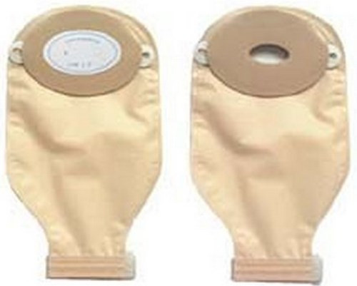 Post-Op Ostomy Pouch Nu-Flex Nu-Comfort Two-Piece System 11 Inch Length 1-3/16 to 2-1/4 Inch Stoma Drainable Flat Trim to Fit 40-7254R Box/10