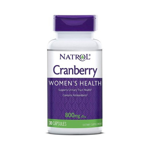 Dietary Supplement Natrol Cranberry Extract 800 mg Strength Capsule 30 per Bottle Cranberry Flavor 04746916033 Bottle/1
