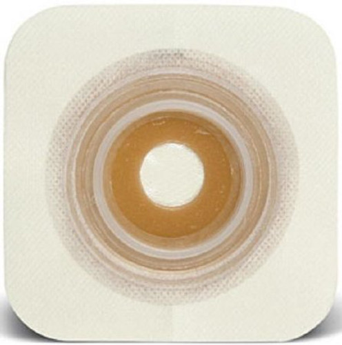 Ostomy Barrier Sur-Fit Natura Moldable Durahesive Hydrocolloid Adhesive 45 mm Flange SUR-FIT Natura System Acrylic Collar 7/8 to 1-1/4 Inch Opening Medium 413418 Box/10