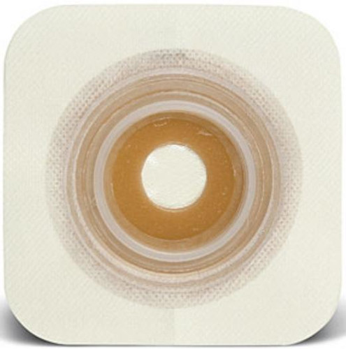 Ostomy Barrier Sur-Fit Natura Moldable Stomahesive Hydrocolloid Adhesive 70 mm Flange Sur-Fit Natura System Acrylic Collar 1-3/4 to 2-1/8 Inch Opening X-Large 413424 Box/10