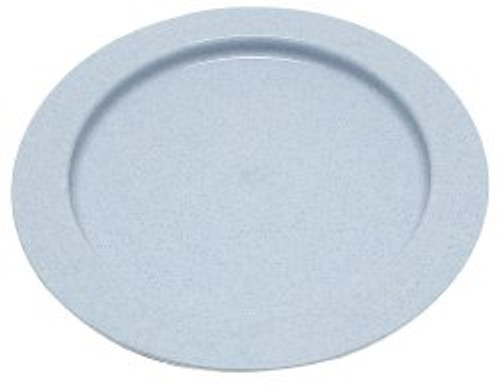 Plate Inner Lip Blue Reusable Plastic 9 Inch Diameter 62-0110 Each/1