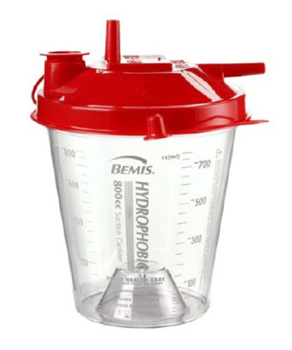 Suction Canister 800 mL Pour Lid AG784410 Each/1