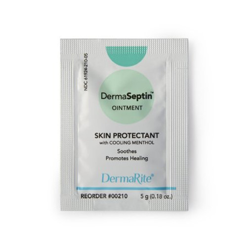Skin Protectant DermaSeptin 5 Gram Individual Packet Scented Ointment 00210