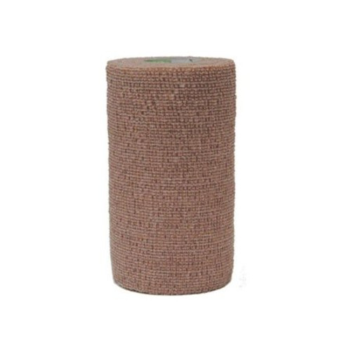 Cohesive Bandage Co-FlexMed 1 Inch X 5 Yard 16 lbs. Tensile Strength Self-adherent Closure Tan NonSterile 7100TN Case/30