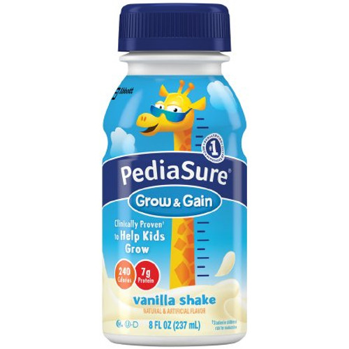 Pediatric Oral Supplement PediaSure Grow Gain Vanilla Flavor 8 oz. Bottle Ready to Use 58049