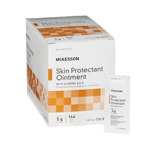 Skin Protectant McKesson 5 Gram Individual Packet Unscented Ointment 118-8744