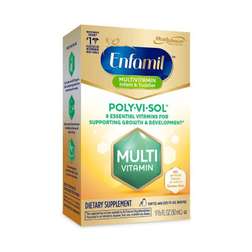 Pediatric Multivitamin Supplement PolyViSol with Iron Vitamin A 1500 IU Strength Oral Drops 1.67 oz. 00087040501 Each/1