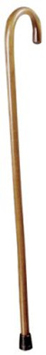 Round Handle Cane Lumex Wood 36 Inch Height Walnut 5180A