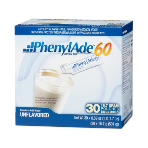 PKU Oral Supplement PhenylAde 60 Unflavored 16.7 Gram Pouch Powder 119876 Each/1