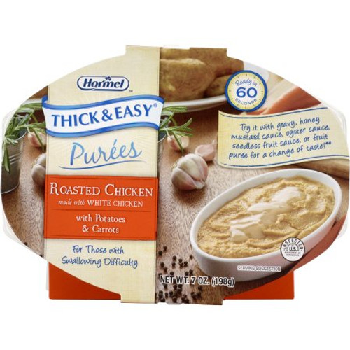 Puree Thick Easy Purees 7 oz. Tray Italian Style Beef Lasagna Flavor Ready to Use Puree Consistency 60744 Case/7