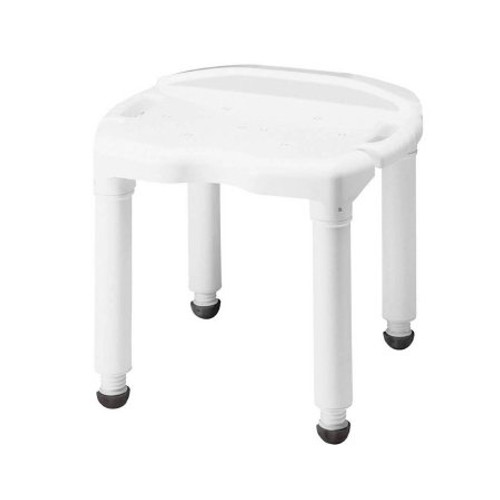 Bath Bench Carex Without Arms Plastic Frame Without Backrest 21 Inch Seat Width FGB670C0 0000