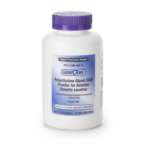 Laxative Geri-Care Powder 8.3 oz. Polyethylene Glycol 3350 57896048914