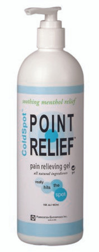 Topical Pain Relief Point Relief ColdSpot 0.06% - 12% Strength Menthol / Methyl Salicylate Topical Gel 16 oz. 11-0710-1 Each/1