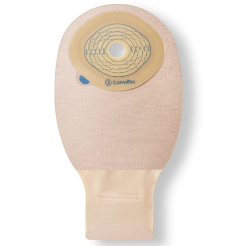 Ostomy Pouch Esteem One-Piece System 12 Inch Length 13/16 to 2-3/4 Inch Stoma Drainable Trim to Fit 416718 Box/10