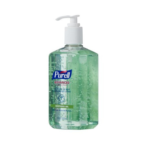 Hand Sanitizer with Aloe Purell Advanced 12 oz. Ethyl Alcohol Gel Pump Bottle 3639-12