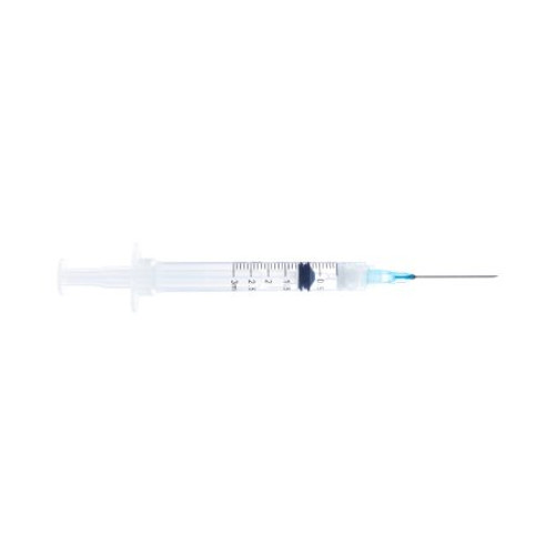 Syringe with Hypodermic Needle Sol-Care 3 mL 20 Gauge 1 Inch Detachable Needle Retractable Needle 100074IM Box/100