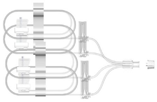 Subcutaneous Infusion Set Sub-Q 24 Gauge X 4 9 mm 36 Inch Tubing Without Port SUB-409-G24 Box/10