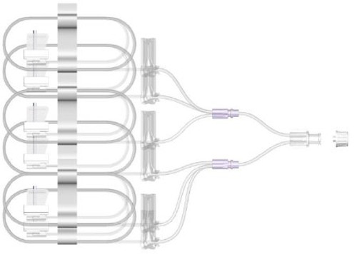 Subcutaneous Infusion Set Sub-Q 27 Gauge X 6 6 mm 36 Inch Tubing Without Port SUB-606 Box/10