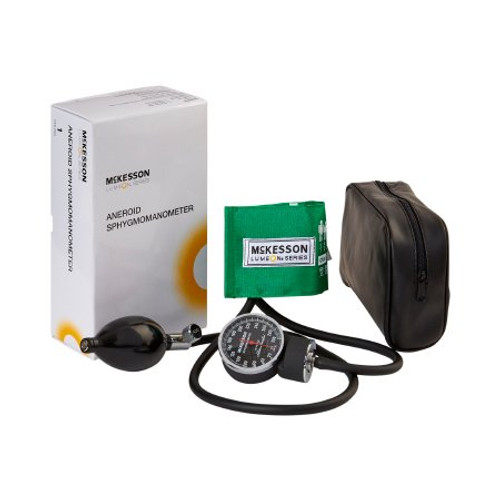 Aneroid Sphygmomanometer with Cuff McKesson LUMEON 2-Tubes Pocket Size Hand Held Child Small Cuff 01-720-9CGRGM