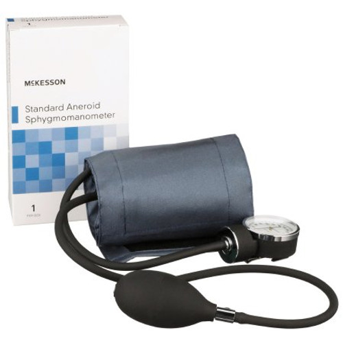 Aneroid Sphygmomanometer with Cuff McKesson Brand 2-Tubes Pocket Size Hand Held Adult Medium Cuff 01-775-11ANGM