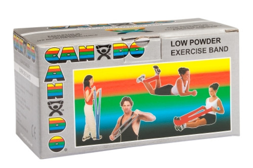 Exercise Resistance Band CanDo Low Powder Tan 5 Inch X 6 Yard 2X-Light Resistance 10-5210 Each/1