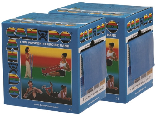 Exercise Resistance Band CanDo Low Powder Green 5 Inch X 50 Yard Medium Resistance 10-5493 Box/1