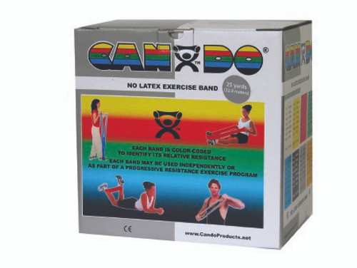 Exercise Resistance Band CanDo Tan 5 Inch X 25 Yard 2X-Light Resistance 10-5630 Each/1