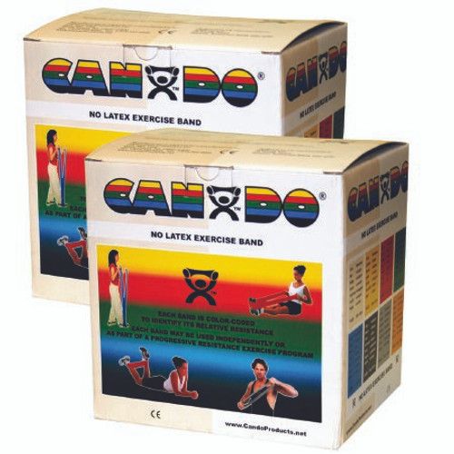 Exercise Resistance Band CanDo Gold 5 Inch X 4 Foot 3X-Heavy Resistance 10-5647 Box/1