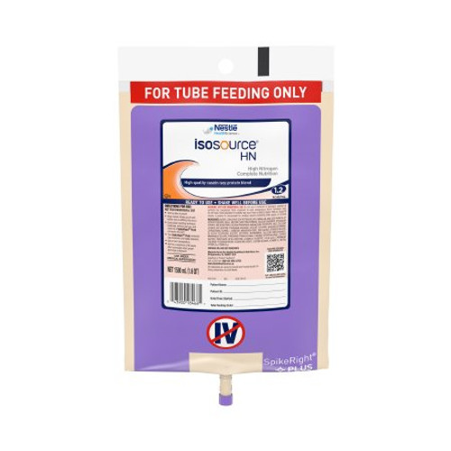 Tube Feeding Formula Isosource HN 50.7 oz. Bag Ready to Hang Unflavored Adult 10043900284665