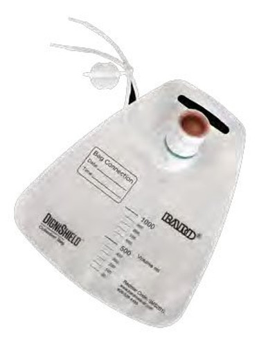 Fecal Collection Bag Dignishield SMS One-Piece System Closed End SMS2B1L