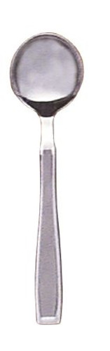 Teaspoon Weighted / Straight Silver Stainless Steel 61-0022 Each/1