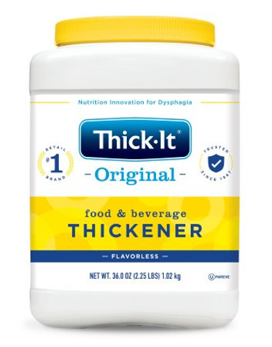 Food and Beverage Thickener Thick-It Original 36 oz. Canister Unflavored Powder Consistency Varies By Preparation J585-C6800