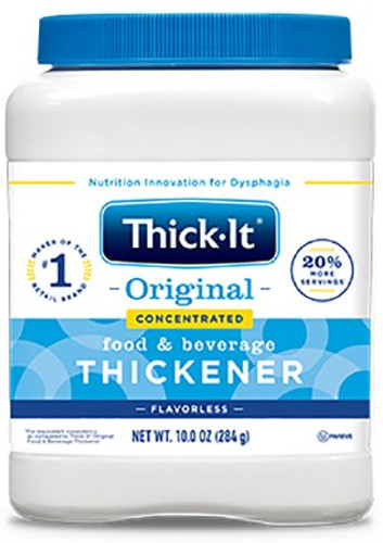 Food and Beverage Thickener Thick-It Original Concentrated 10 oz. Canister Unflavored Powder Consistency Varies By Preparation J586-H5800