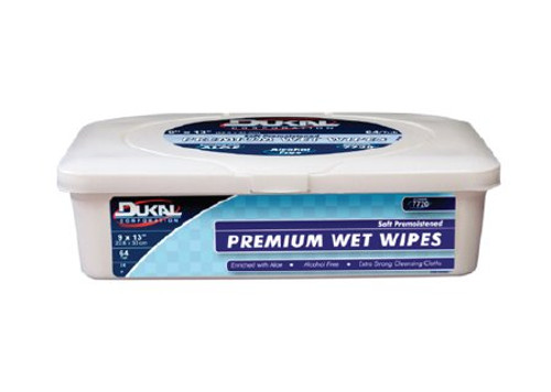 Personal Wipe Dukal Premium Soft Pack Refill Aloe / Lanolin Fresh Scent 48 Count 7748