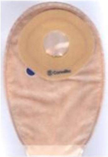 Filtered Ostomy Pouch Esteem One-Piece System 12 Inch Length 1-1/8 Inch Stoma Drainable Convex Pre-Cut 416744 Box/10