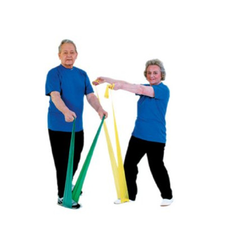 Exercise Resistance Band TheraBand Green 5 Inch X 25 Yard Medium Resistance 10-1238 Each/1