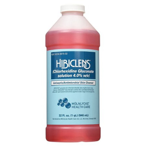 Antiseptic / Antimicrobial Skin Cleanser Hibiclens 32 oz. Bottle 4% Strength CHG Chlorhexidine Gluconate NonSterile 57532