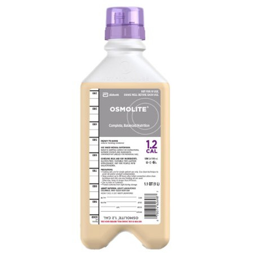 Tube Feeding Formula Osmolite 1.2 Cal 33.8 oz. Carton Ready to Hang Unflavored Adult 62697 Tube Feeding Formula Osmolite 1.2 Cal 33.8 oz. Carton Ready to Hang Unflavored Adult 62697