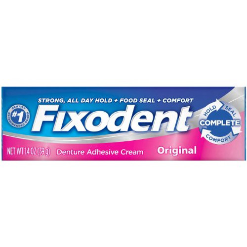 Denture Adhesive Fixodent Original Cream 1.4 oz. 00076660300385