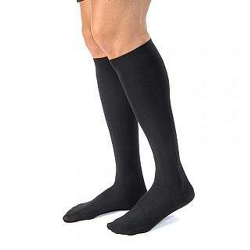 Compression Socks JOBST for Men Casual Knee High Medium Black Closed Toe 113101 Pair/1